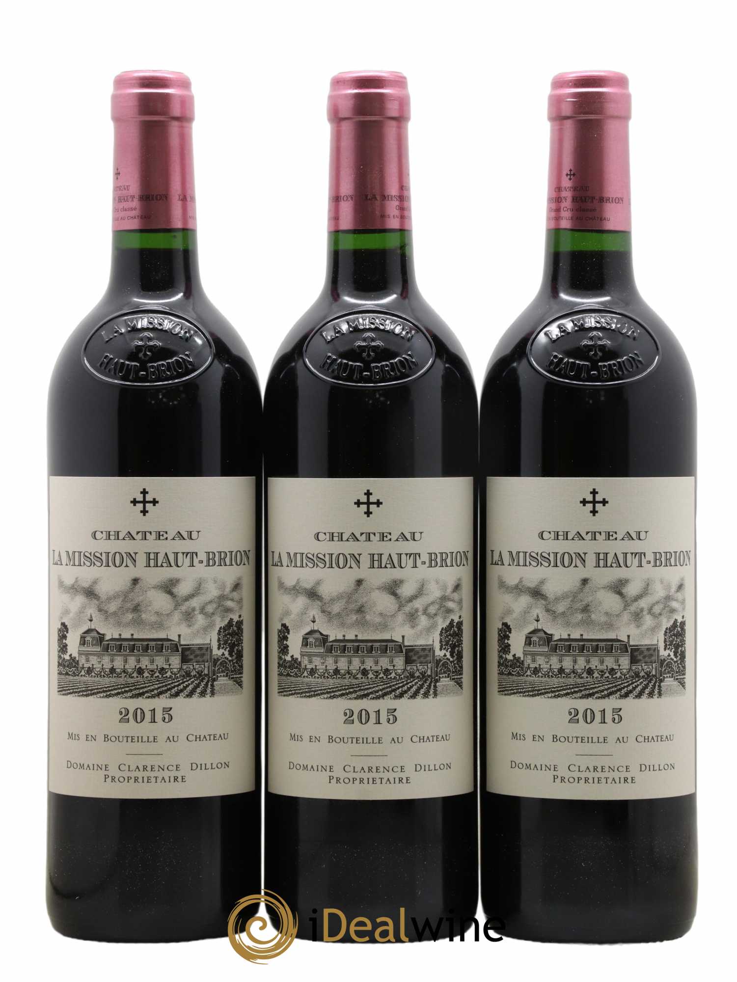 Château La Mission Haut-Brion Cru Classé de Graves  2015 - Lot de 12 Bouteilles