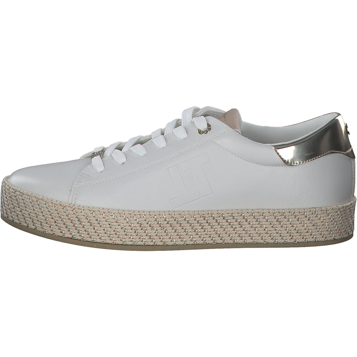 Tamaris 23713, Schnürschuhe, Damen, WHITE/GOLD