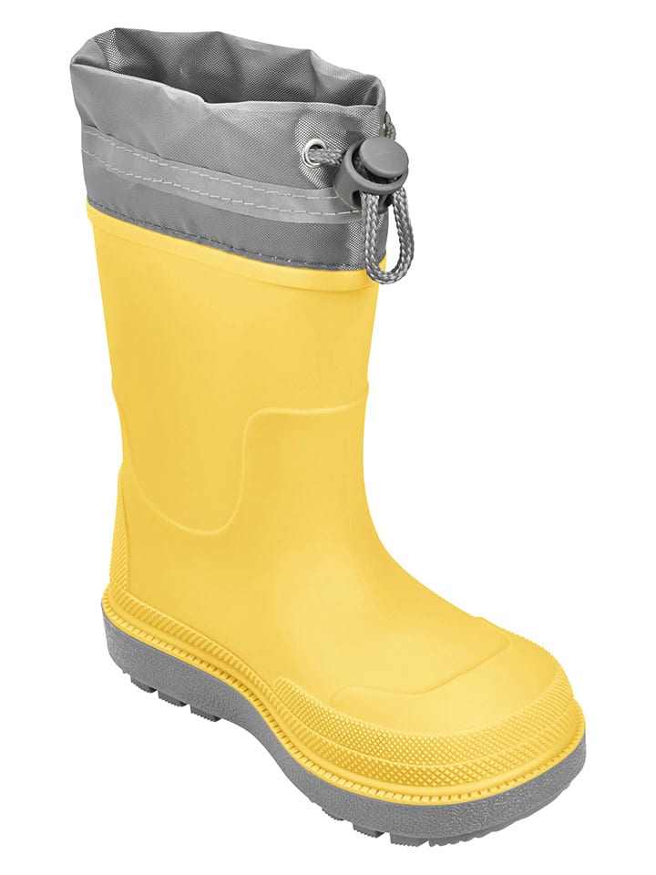 Playshoes Gummistiefel in Gelb/ Grau günstig kaufen