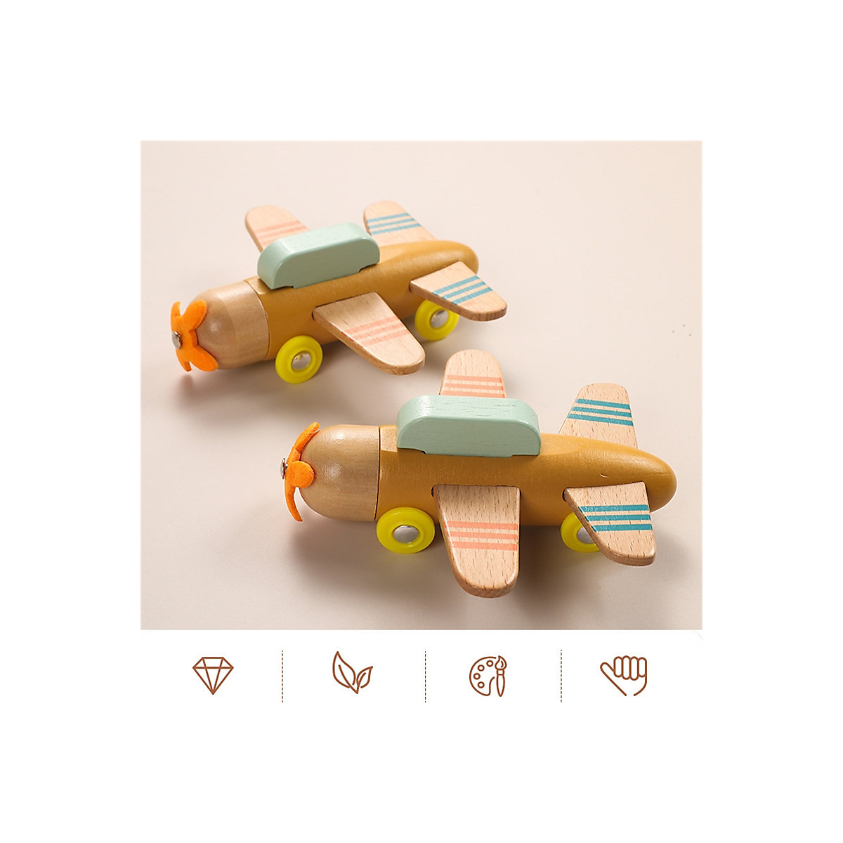 Kreatives kleines Flugzeugspielzeug aus Holz für Kinder Gleitspielzeug Modellmaschine Kinder Lernspielzeug Denkspiele