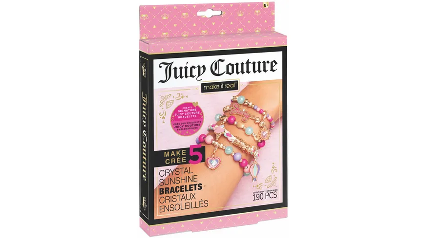 JUICY COUTURE SCHMUCKSET SOMMERSONNE MIT SVAROWSKI KRISTALLEN