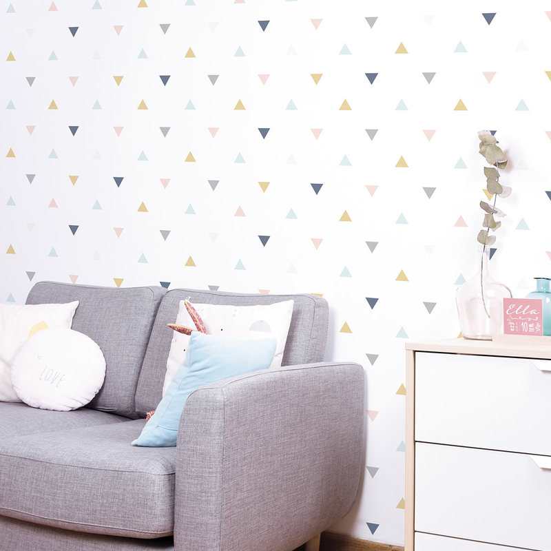 Papier peint Triangle enchanted Lilipinso and Co
