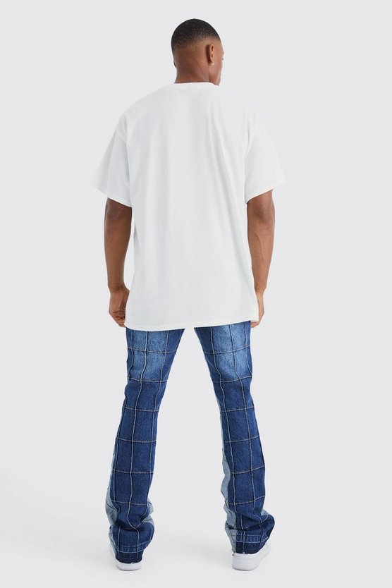Slim-Fit Schlagjeans