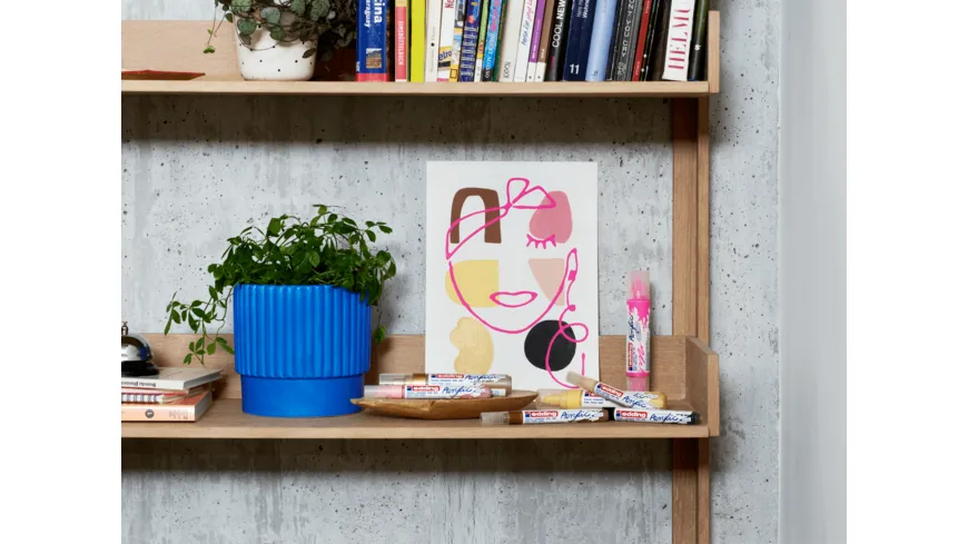 edding Acrylmarker 5300 fein verkehrsgelb verkehrsgelb