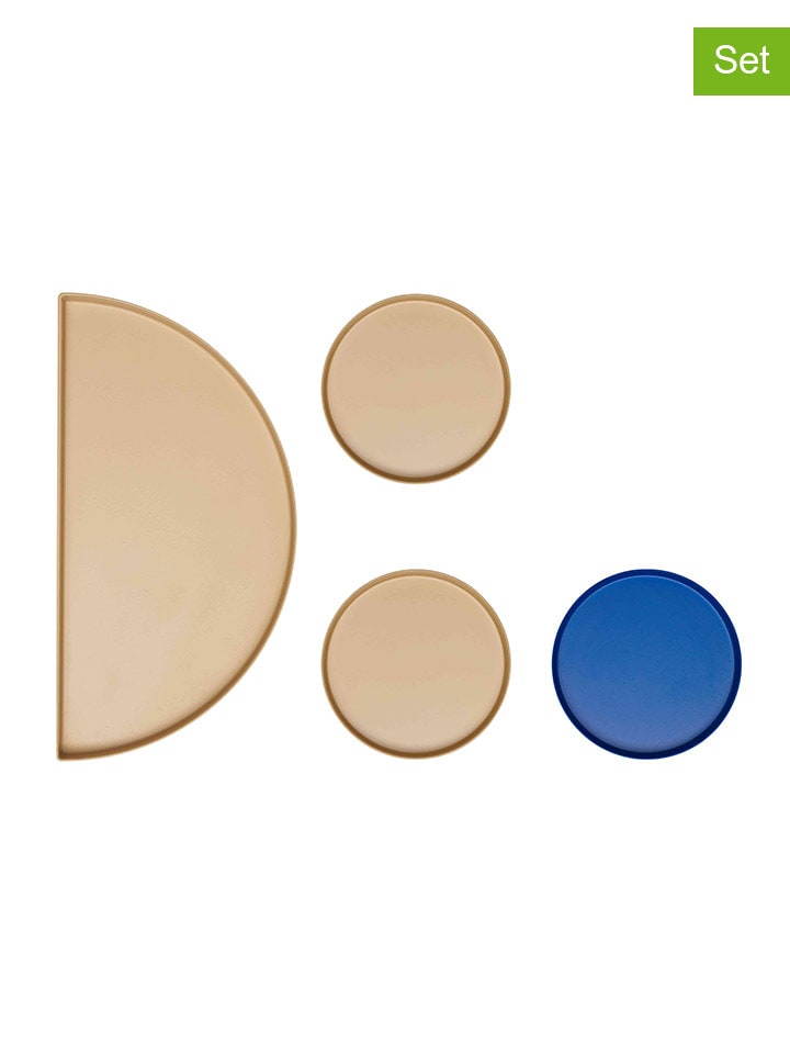 Design Letters 4er-Set: Dekoschalen in Beige/ Blau günstig kaufen onesize