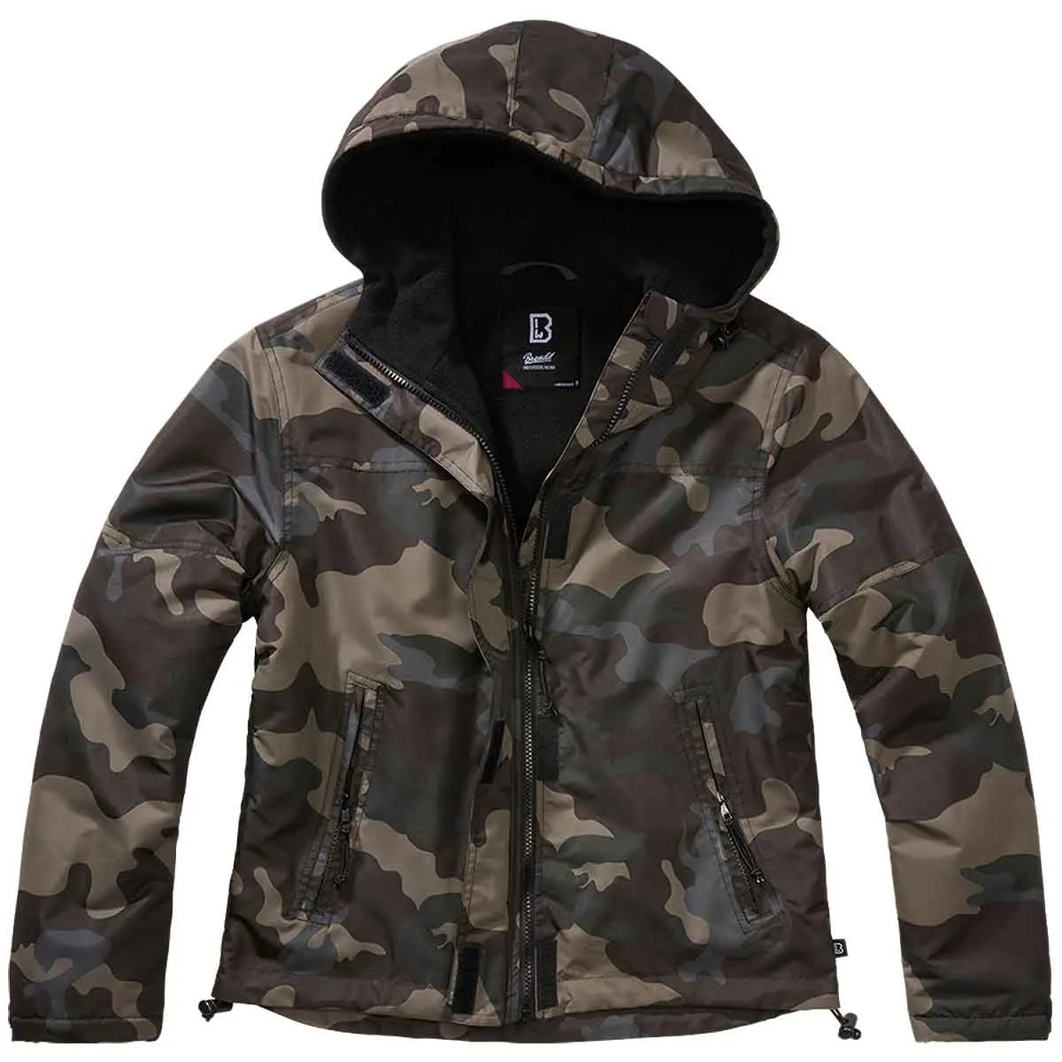 Ladies Windbreaker Frontzip darkcamo