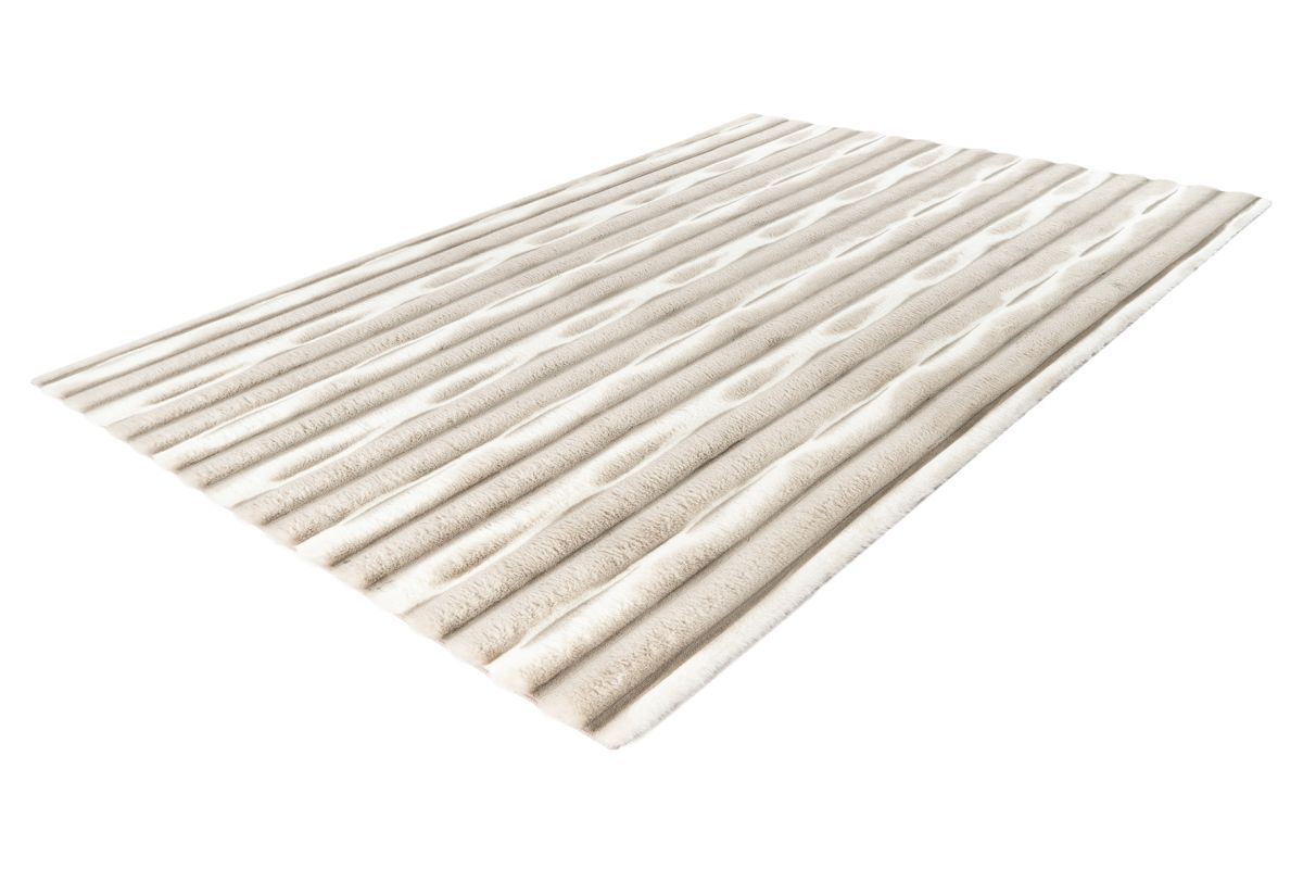 Kunstfell Waves Taupe 80 x 150 cm