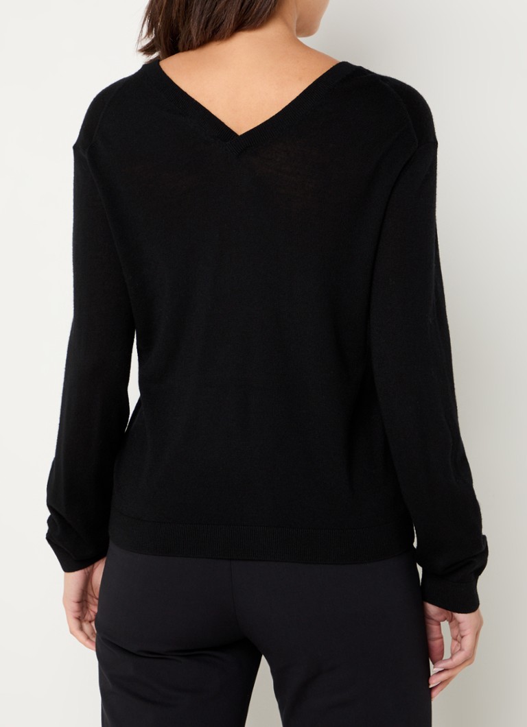 Maglione Benetton in lana merino a maglia fine