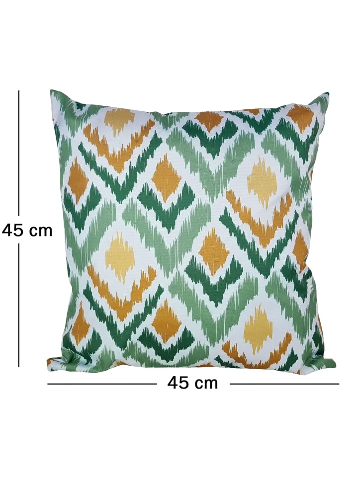 JACK Outdoor Dekokissen Motiv 45x45cm inkl. XXL Füllung in Abstrakt Grün günstig kaufen 45x45 cm