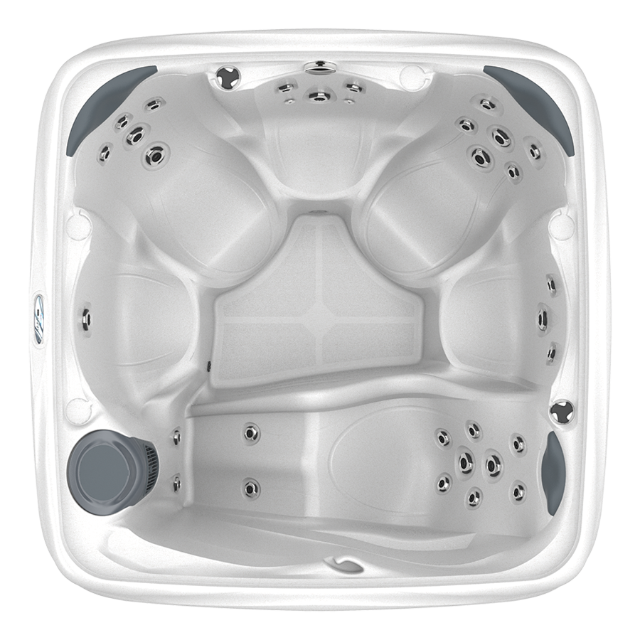 Interhiva Dream Outdoor Whirlpool inkl. Abdeckung & Treppe mit Wärmeisolierung 730L für bis zu 5 Personen