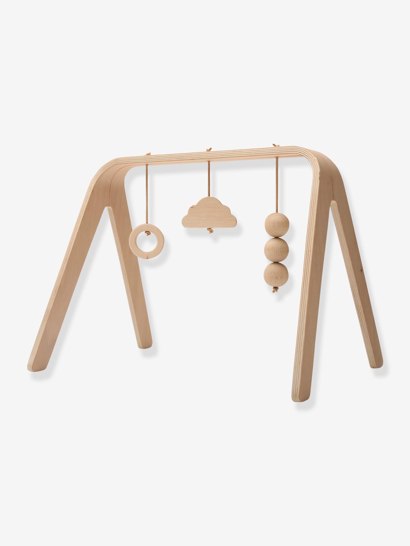 Arche d'éveil NAHO avec Jouets en Bois CHARLIE CRANE bois