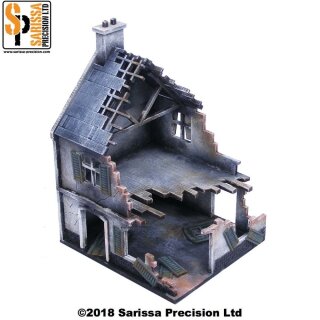 Destroyed Town Scenery Set (28 mm)