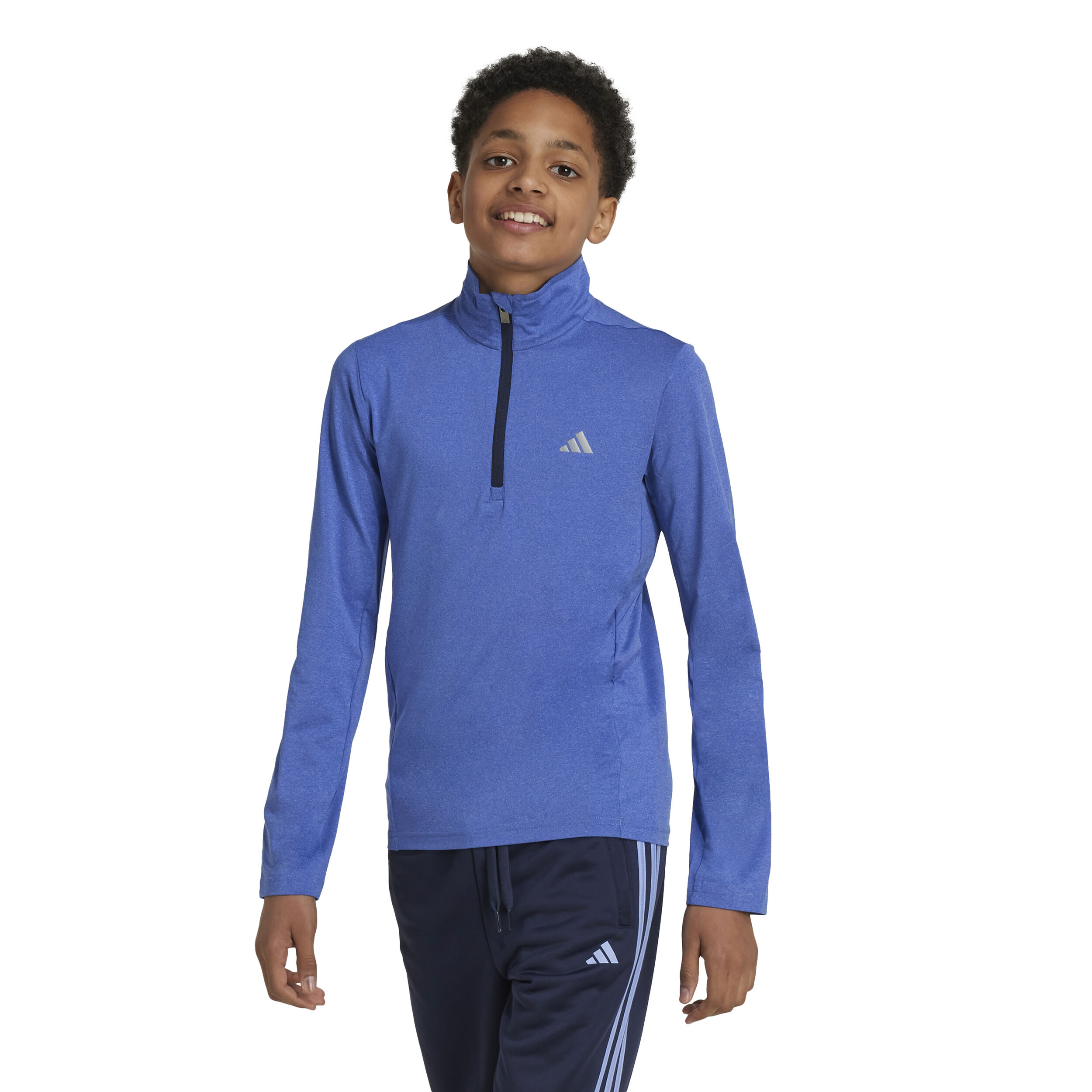 HEA 1/2 Zip Longsleeve Kinder - Blau