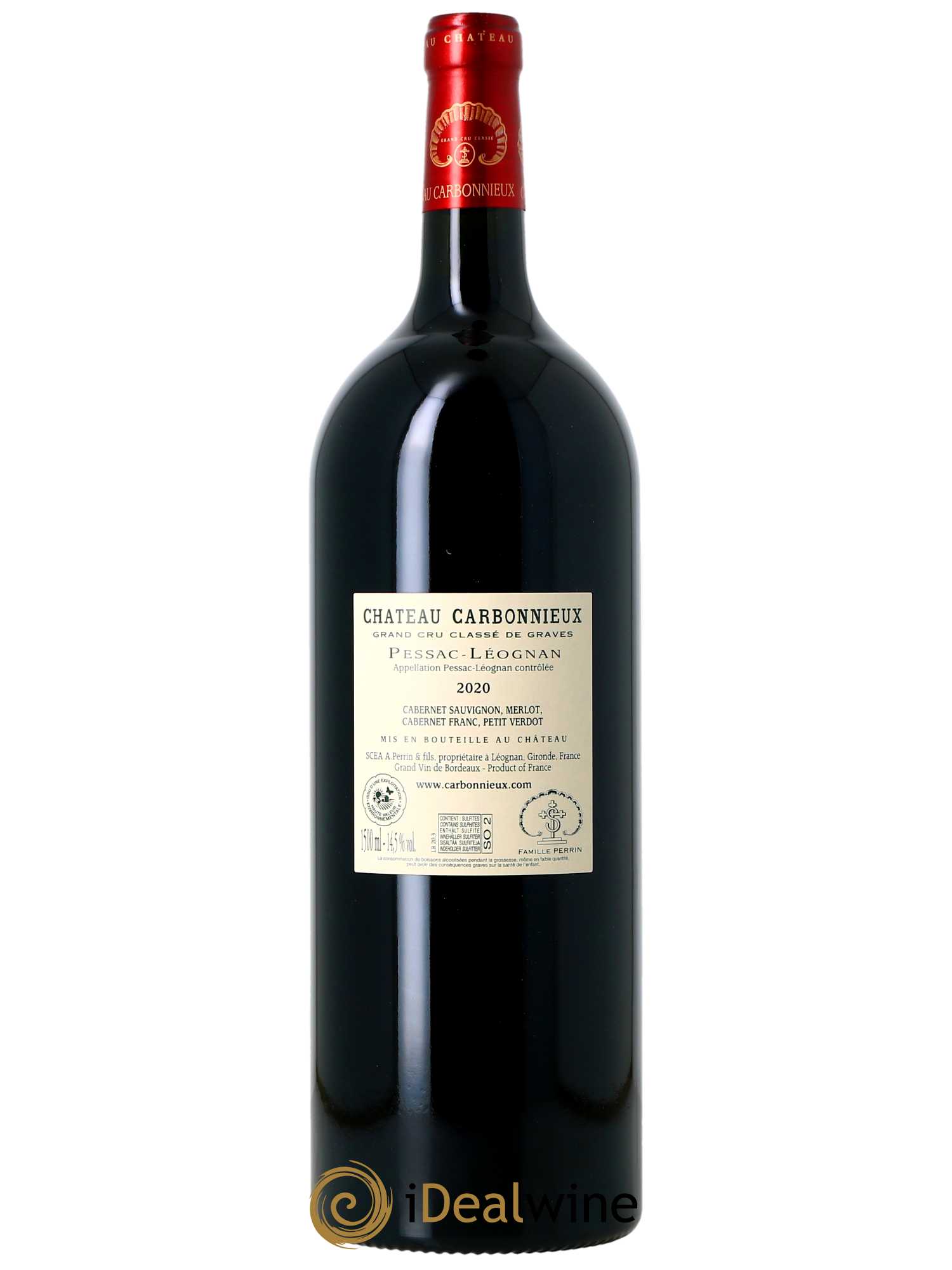 Château Carbonnieux Cru Classé de Graves (CBO à partir de 6 MG) 2020 - Lot de 1 Magnum
