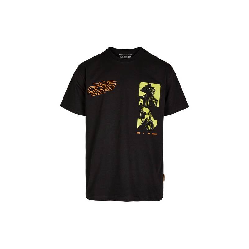 Cleptomanicx Enter Printshirt Herren