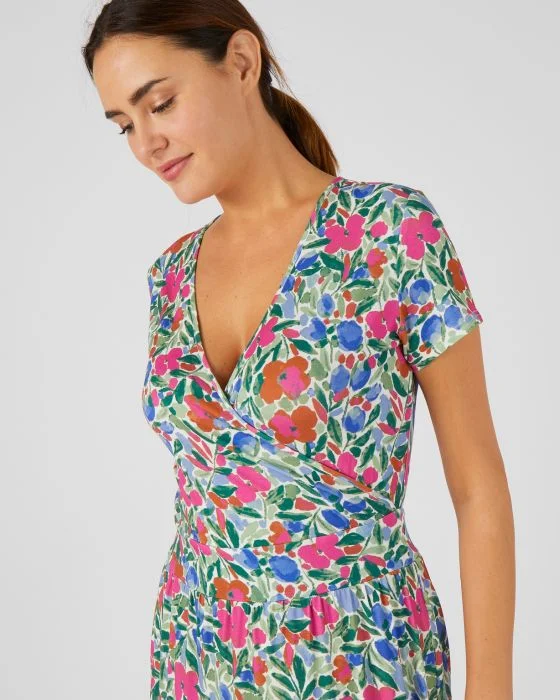 Robe effet cache-coeur