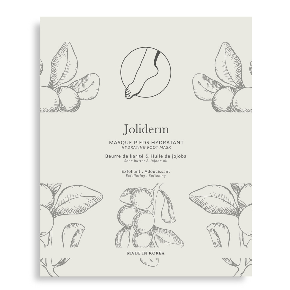 joliderm Masque pieds hydratant Masque