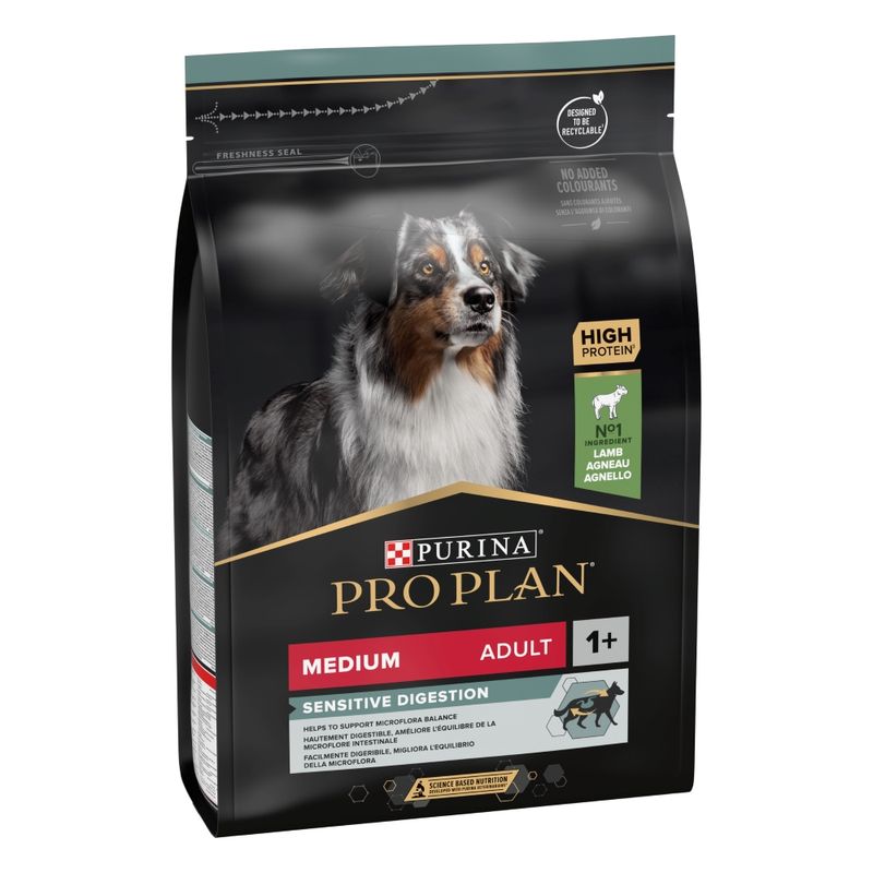 PURINA PRO PLAN Medium Adult Lamm & Reis Sensitive Digestion