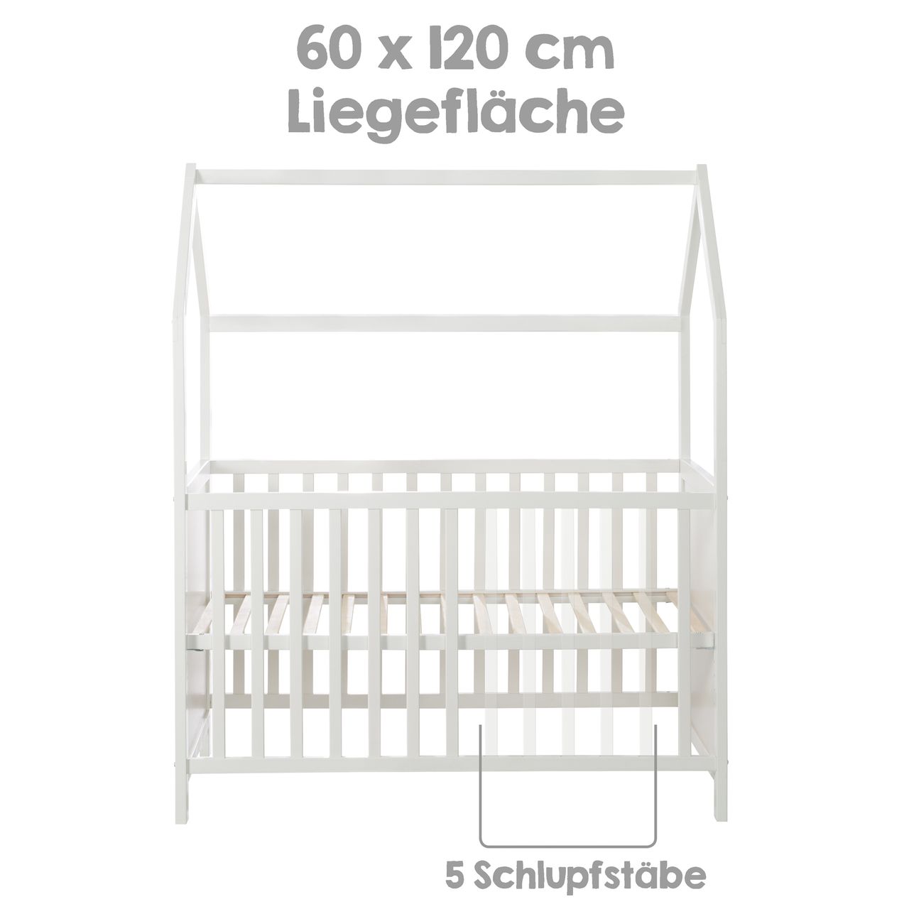 Roba Hausbett 60 x 120 cm, taupe