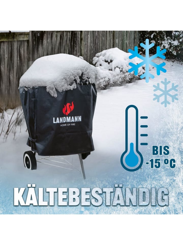 Landmann Wetterschutzhaube Premium - 90x70x70cm - schwarz günstig kaufen onesize
