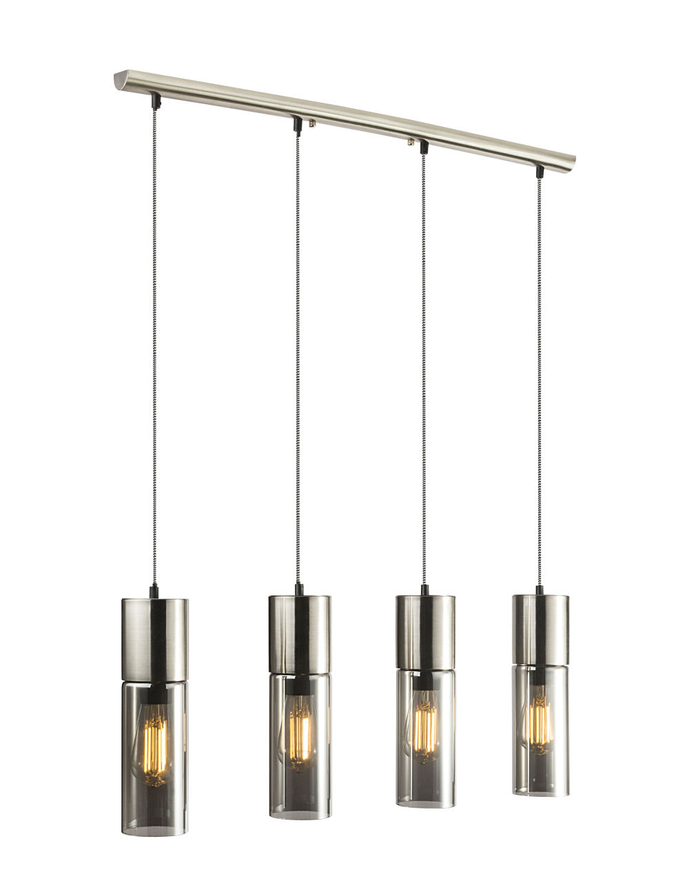 Globo Lighting - ANNIKA - Hängeleuchte Metall Nickel matt, 4x E27