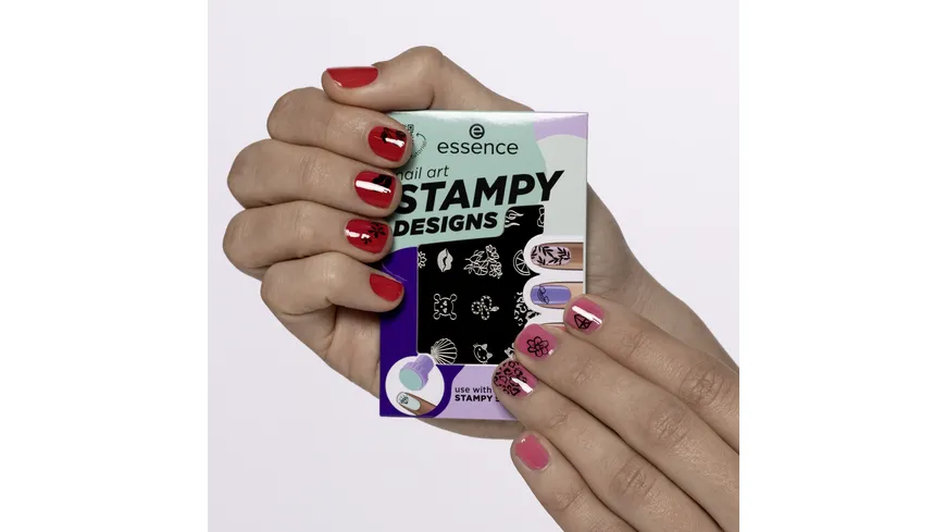 essence nail art STAMPY DESIGNS Stamping up