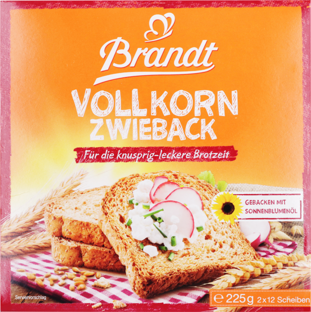 Brandt Vollkorn Zwieback