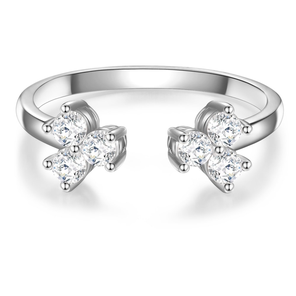 Glanzstücke München Bague en argent Argent sterling Oxyde de zirconium (CZ) en Argent Bague