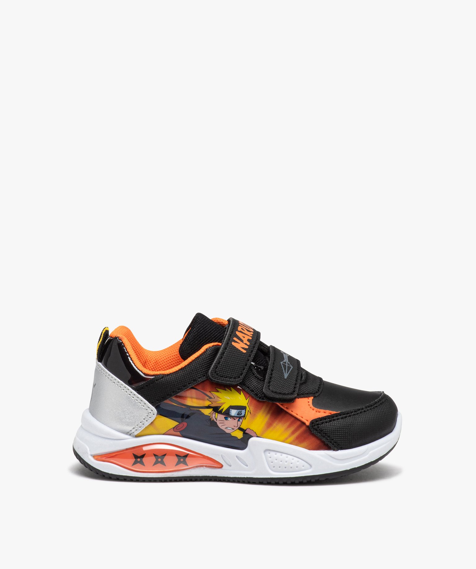Baskets Garçon imprimées à double scratch - Naruto noir | GEMO