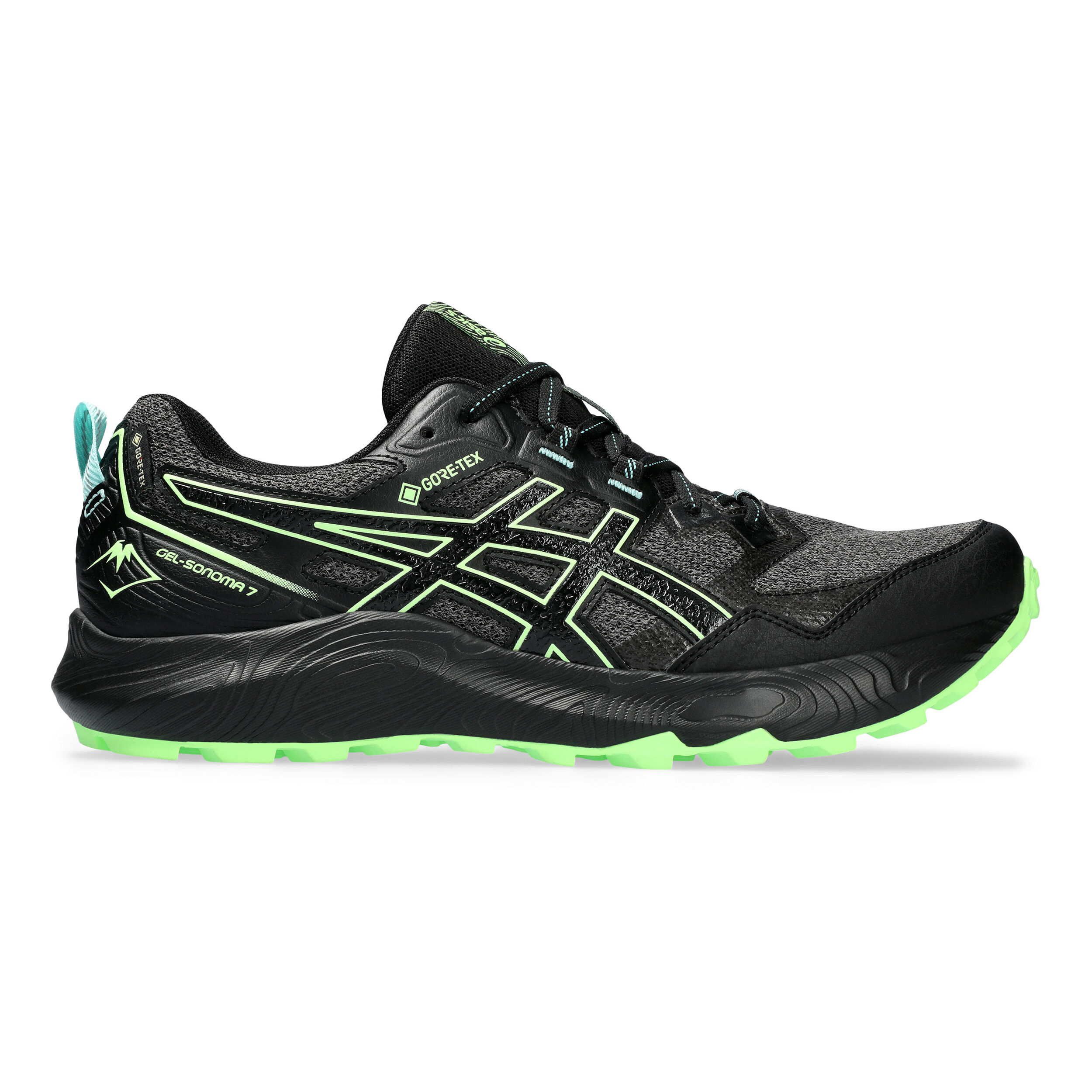 Gel-Sonoma 7 GTX Trailschuh Herren - Schwarz, Neongrün