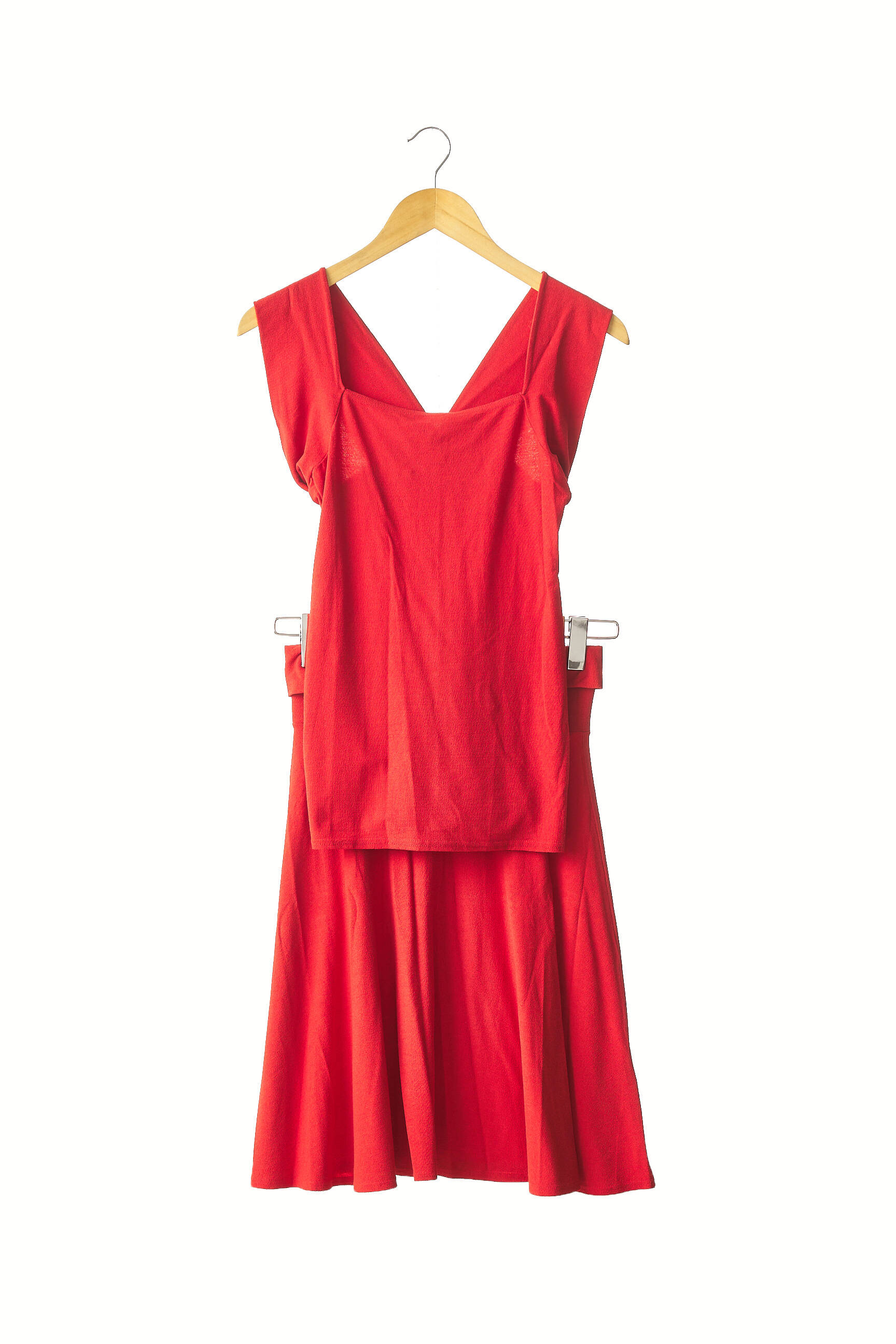 Irena Gregori Ensembles Jupe Femme couleur orange
