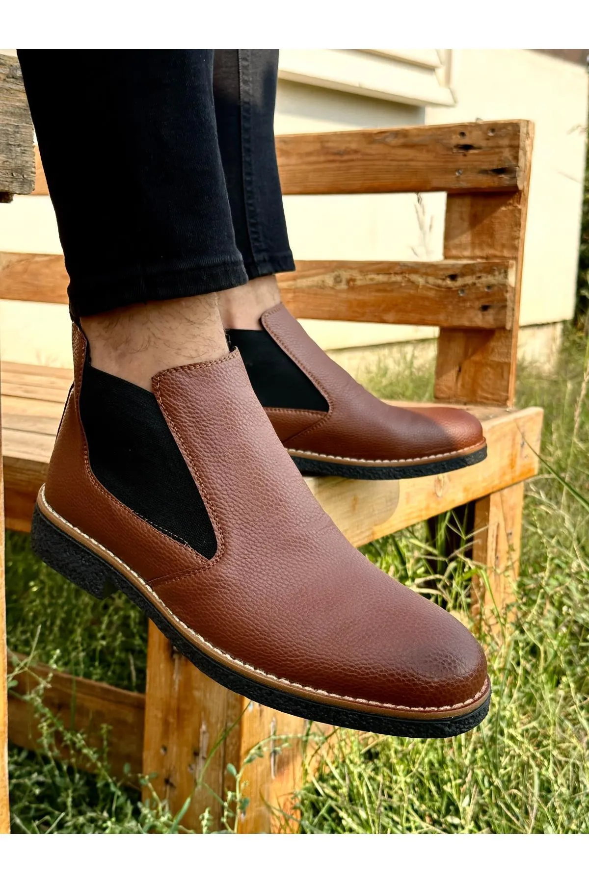 MUGGO  M201 Garantierte Unisex-Chelsea-Stiefel