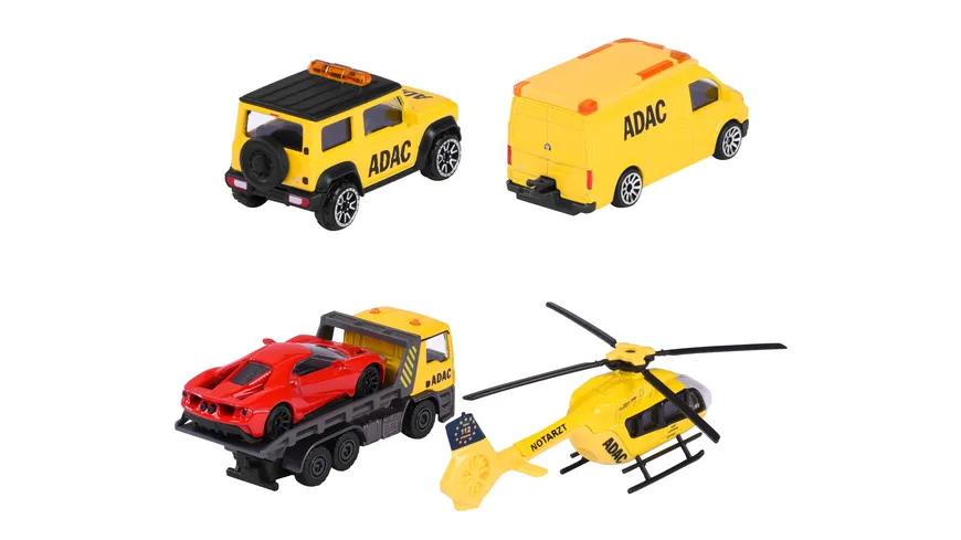 Majorette - Geschenkset ADAC Serviceflotte