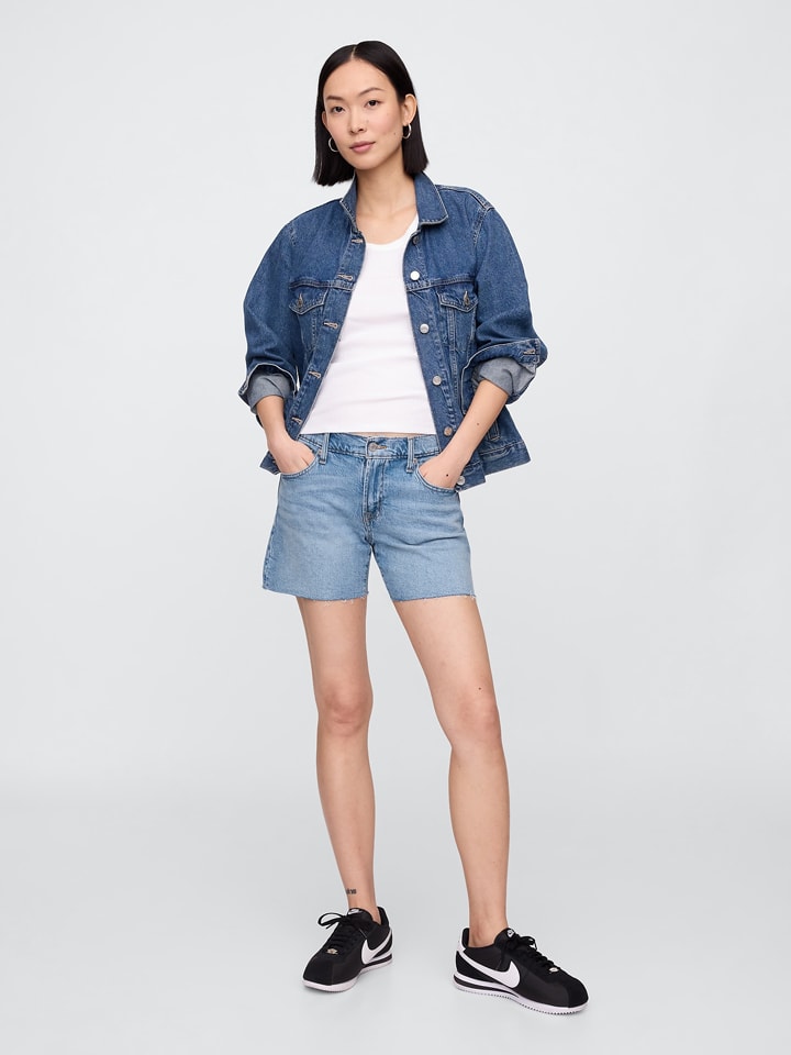 GAP Jeans-Shorts in Hellblau günstig kaufen