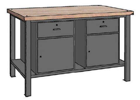 Contimac 770178 WP 106 S /CC Radni stol 1500X700X890