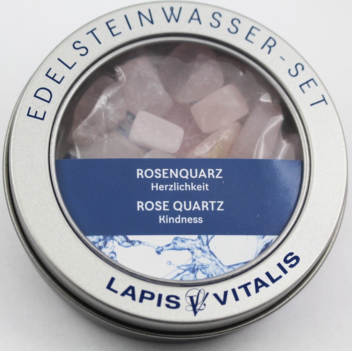 Berk Mineralstein Rosenquarz Wasserstein Mischung Herzlichkeit Berk W-222 Lapis Vital, (1-St)