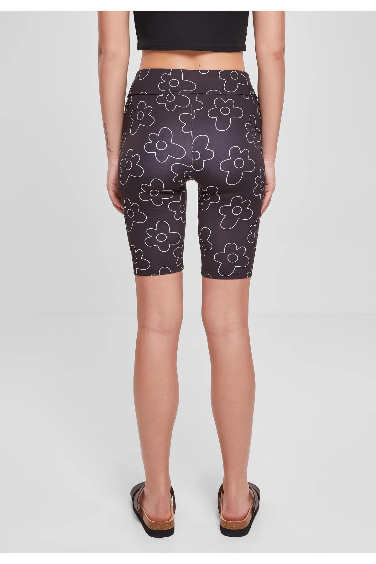 Urban Classics  Damen Ladies High Waist AOP Tech Cycle Shorts