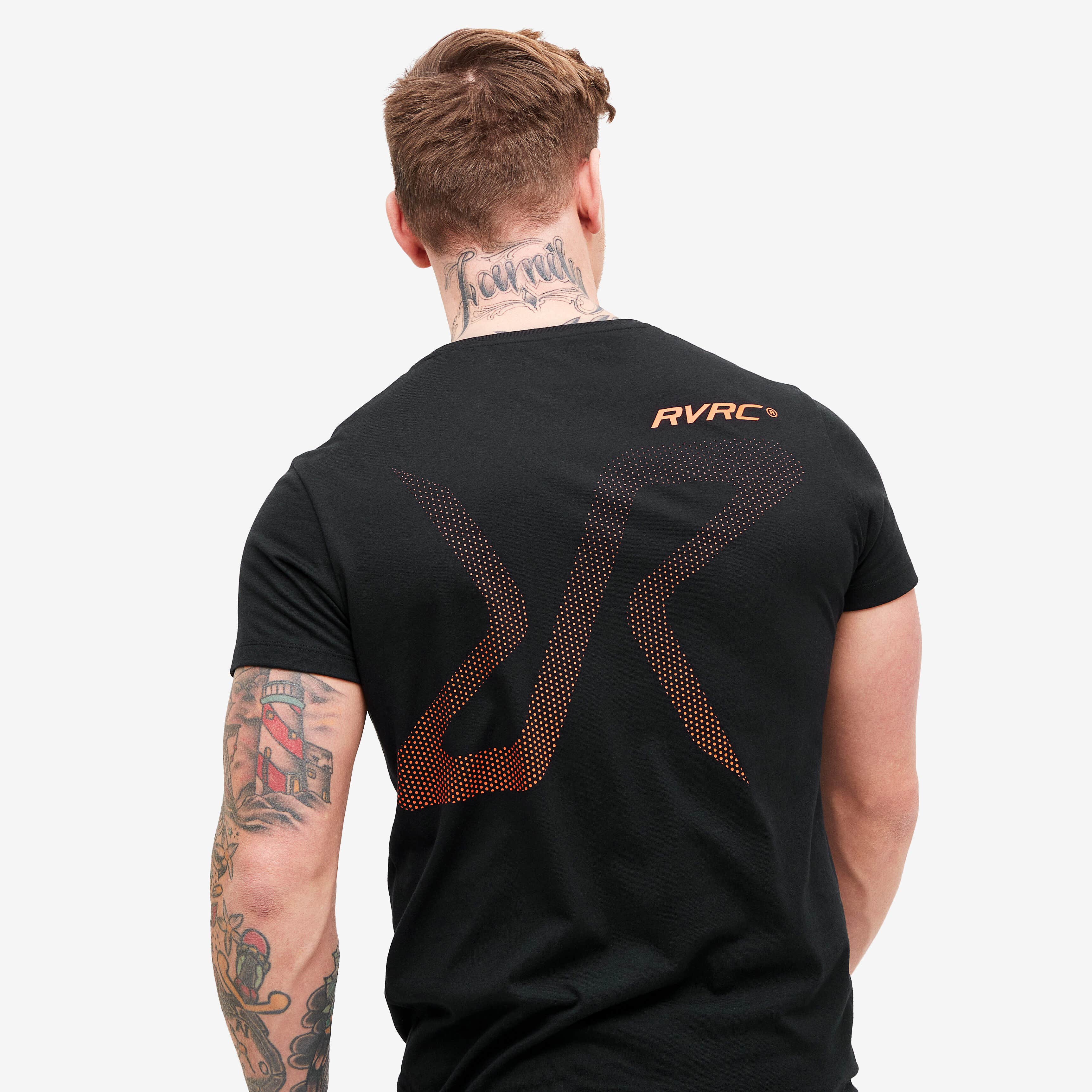Fat Graphic Tee Homme Black/Flame
