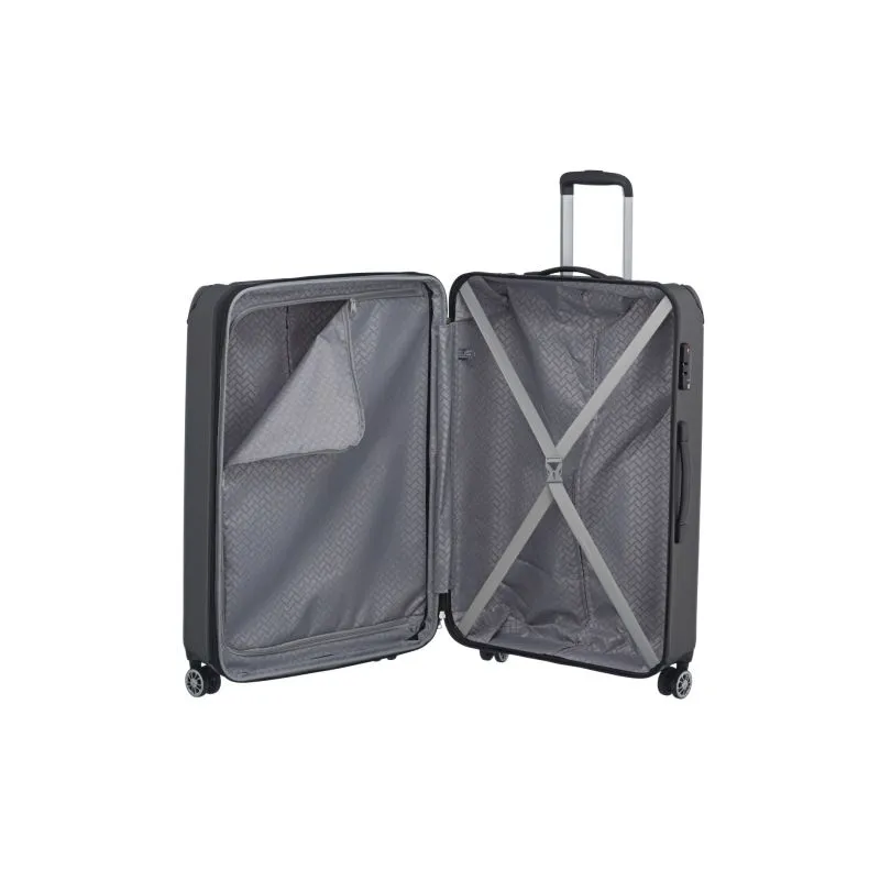 Travelite CITY Kofferset mit 4 Rollen Gr. L\/M\/S - Anthrazit