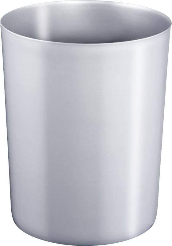 helit Sicherheitspapierkorb 20L Silber Flammenhemmender Kunststoff