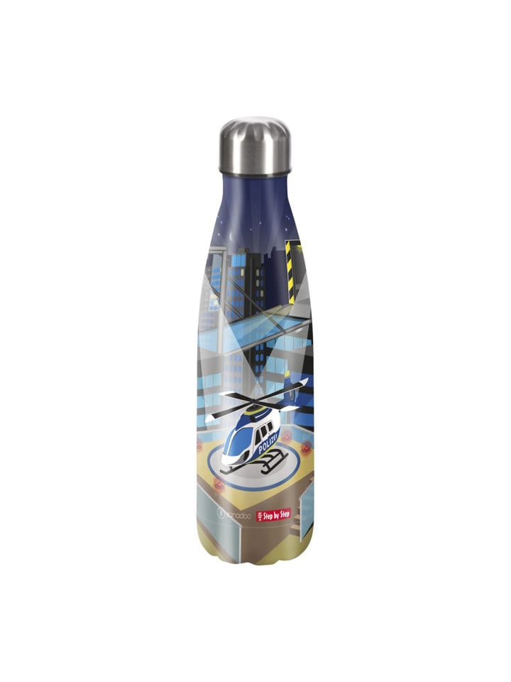 Step by Step Edelstahltrinkflasche in Helicopter Sam, Edelstahl günstig kaufen 28