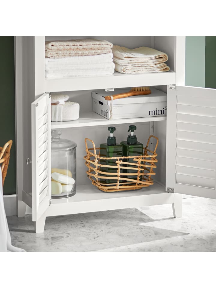SoBuy Badschrank in Weiß - (B)60 x (H)90 x (T)26cm günstig kaufen onesize