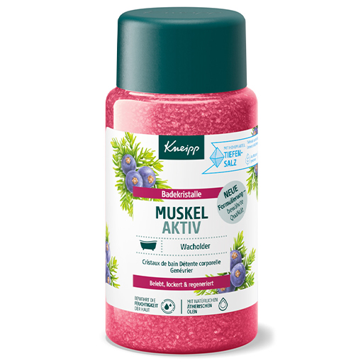 KNEIPP Badekristalle Muskel Aktiv  600 g  Salz