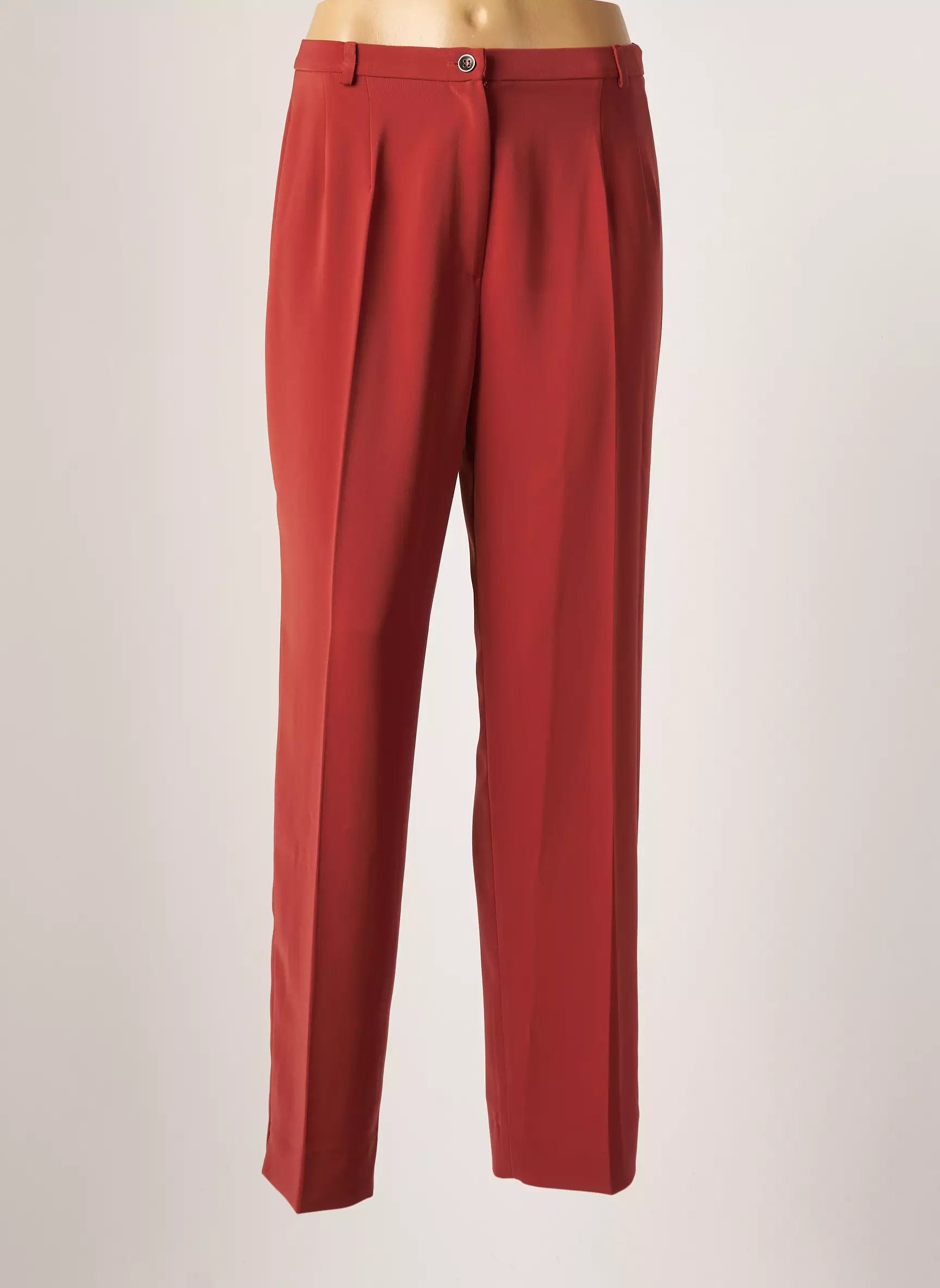 Modissimo Pantalons Droits Femme couleur orange