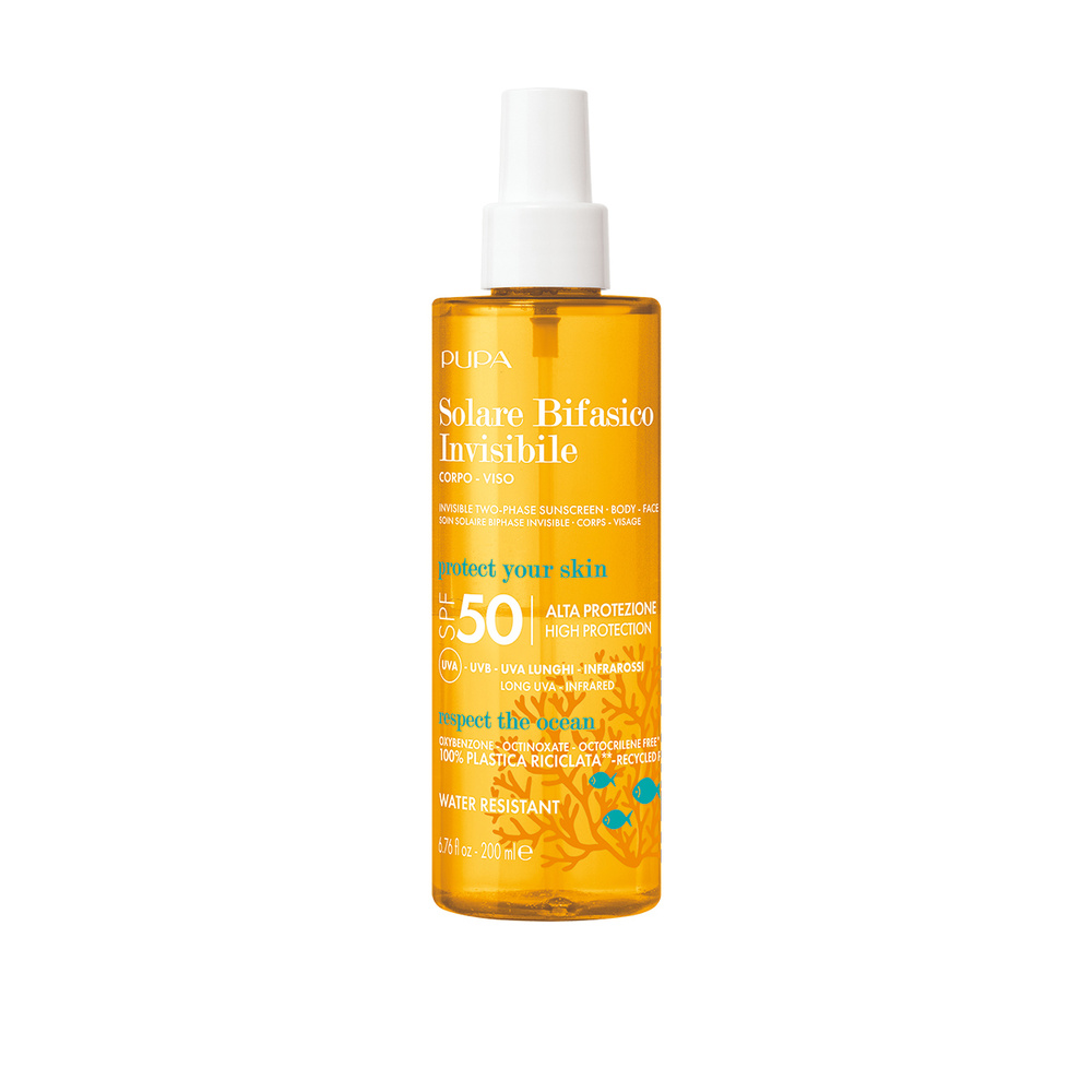 Pupa Milano SOIN SOLAIRE BIPHASE INVISIBLE SPF 50 BIPHASE SOLAIRE CORPS