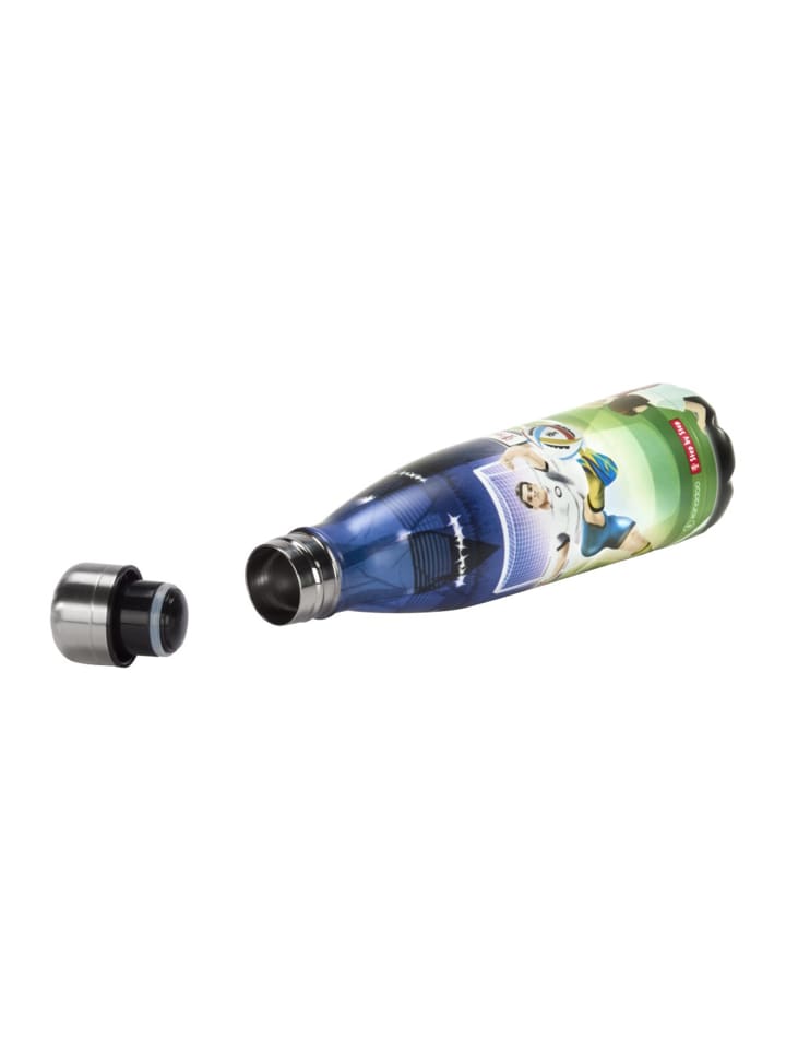 Step by Step Edelstahltrinkflasche in Soccer Ben, Edelstahl günstig kaufen 28