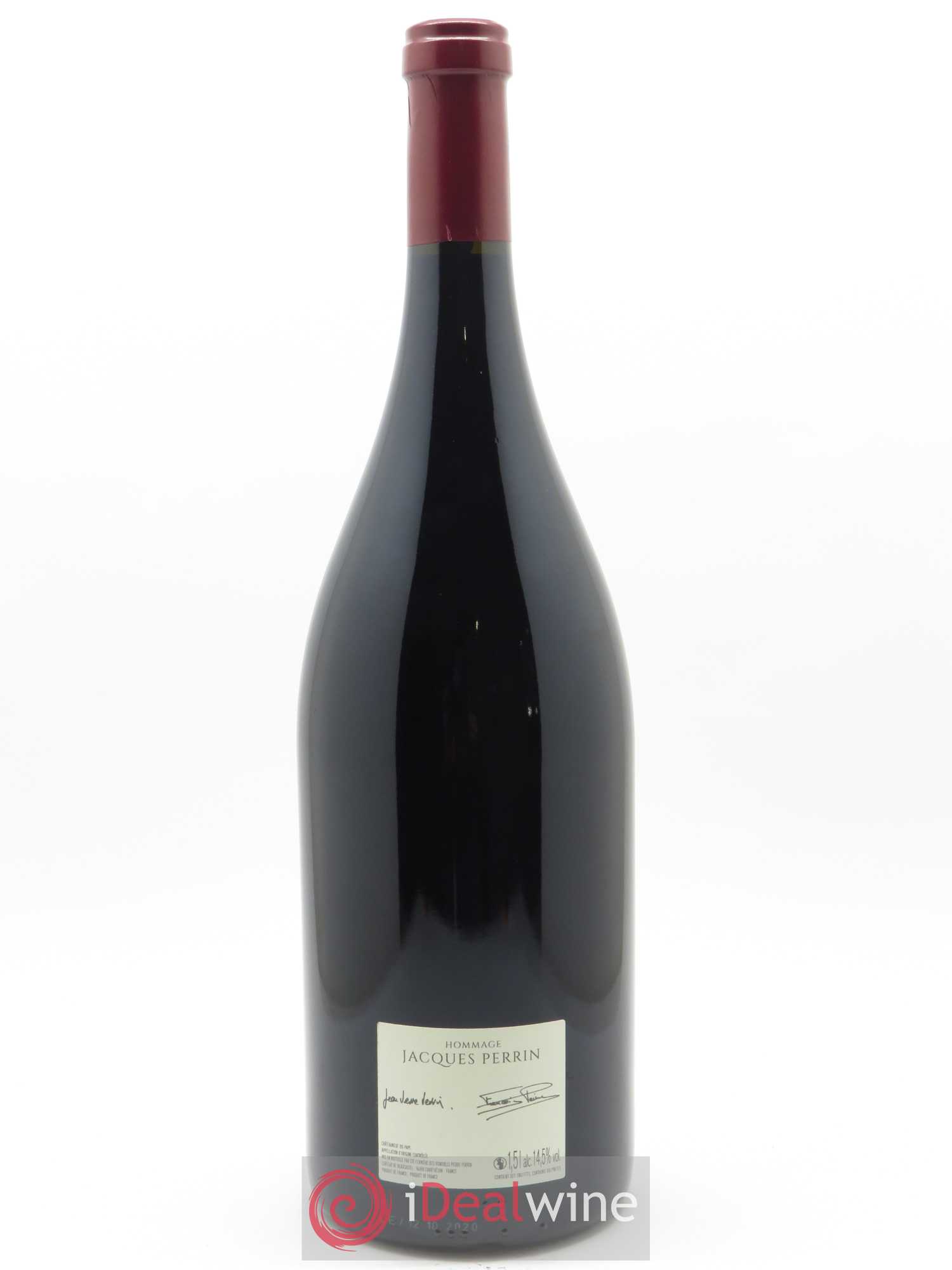 Châteauneuf-du-Pape Château de Château de Beaucastel Hommage à Jacques Perrin Famille Perrin  2018 - Lot de 1 Magnum