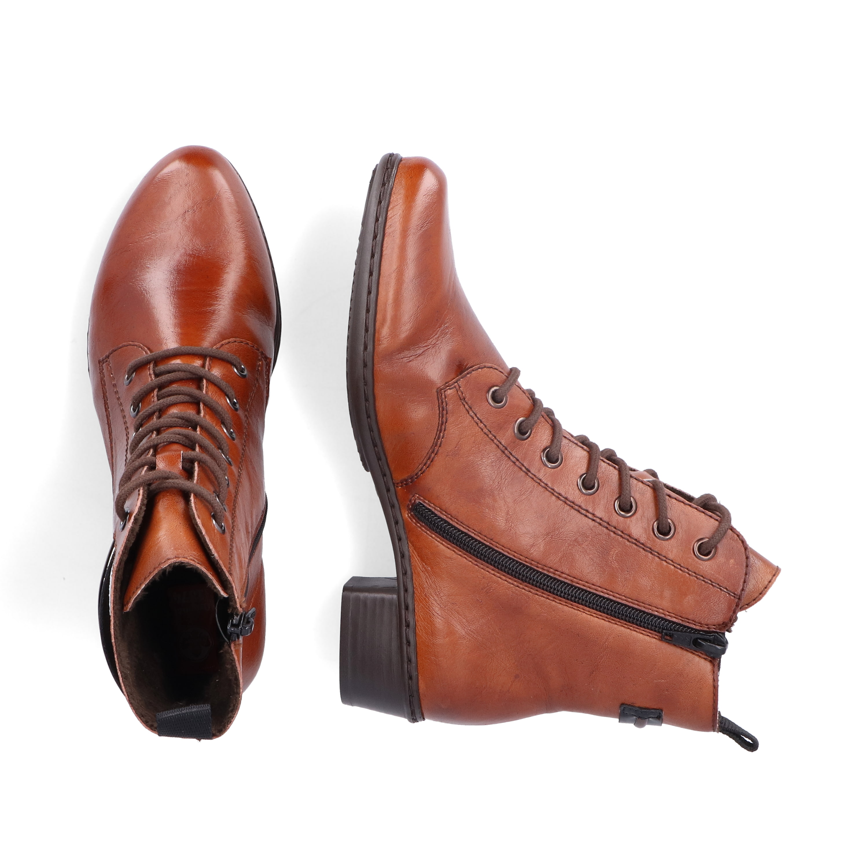 Rieker Damen Stiefeletten kupferbraun