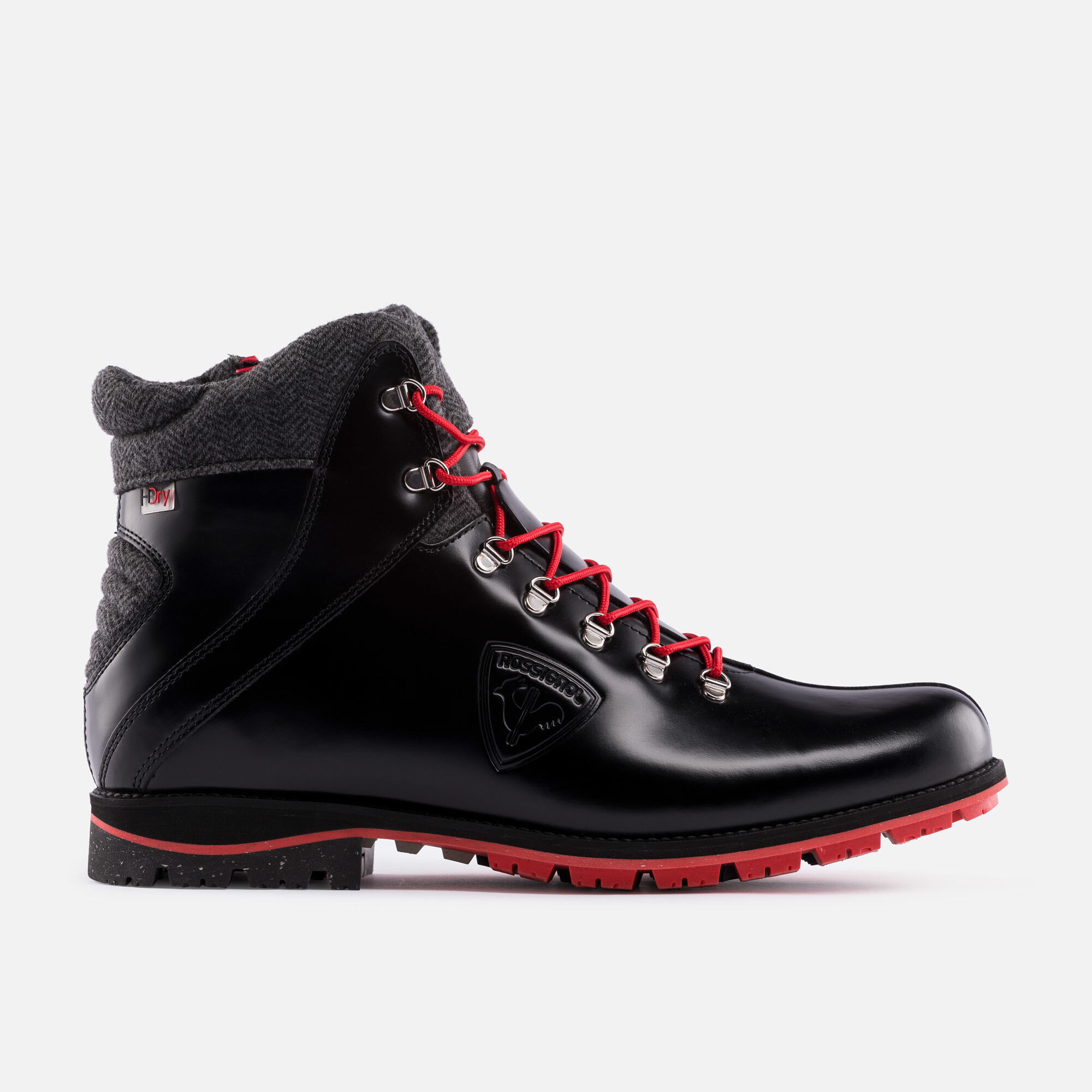 Bottes 1907 Chamonix Noires Brillantes Homme