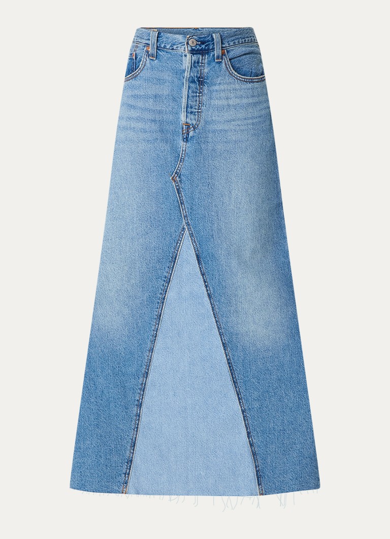 Gonna lunga in denim Levi's con tasche laterali